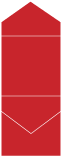 Red Pepper Pocket Invitation Style C3 (5 3/4 x 5 3/4)10/Pk