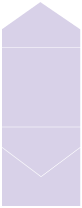 Purple Lace Pocket Invitation Style C3 (5 3/4 x 5 3/4)