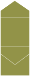 Olive Pocket Invitation Style C3 (5 3/4 x 5 3/4)10/Pk