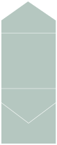 Dusk Blue Pocket Invitation Style C3 (5 3/4 x 5 3/4)