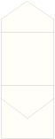 Pearlized White Pocket Invitation Style C3 (5 3/4 x 5 3/4)10/Pk