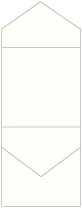Pearlized White Pocket Invitation Style C3 (5 3/4 x 5 3/4)