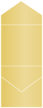 Gold Pocket Invitation Style C3 (5 3/4 x 5 3/4)10/Pk