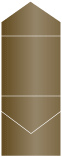 Bronze Pocket Invitation Style C3 (5 3/4 x 5 3/4)10/Pk
