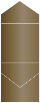 Bronze Pocket Invitation Style C3 (5 3/4 x 5 3/4) 10/Pk