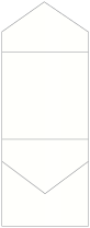 Linen White Pearl Pocket Invitation Style C3 (5 3/4 x 5 3/4) 10/Pk