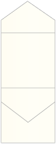 Linen Natural White Pearl Pocket Invitation Style C3 (5 3/4 x 5 3/4) 10/Pk