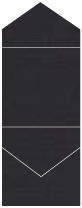 Linen Black Pocket Invitation Style C3 (5 3/4 x 5 3/4) 10/Pk