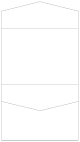Crest Solar White Pocket Invitation Style C4 (5 1/4 x 7 1/4)10/Pk