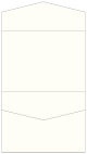 Textured Bianco Pocket Invitation Style C4 (5 1/4 x 7 1/4)10/Pk