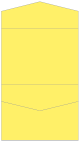 Factory Yellow Pocket Invitation Style C4 (5 1/4 x 7 1/4)10/Pk