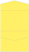 Factory Yellow Pocket Invitation Style C4 (5 1/4 x 7 1/4)
