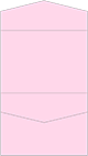 Pink Feather Pocket Invitation Style C4 (5 1/4 x 7 1/4)10/Pk