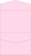 Pink Feather Pocket Invitation Style C4 (5 1/4 x 7 1/4)