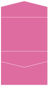 Raspberry Pocket Invitation Style C4 (5 1/4 x 7 1/4)
