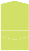 Citrus Green Pocket Invitation Style C4 (5 1/4 x 7 1/4) - 10/Pk