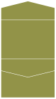 Olive Pocket Invitation Style C4 (5 1/4 x 7 1/4)10/Pk
