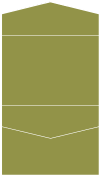 Olive Pocket Invitation Style C4 (5 1/4 x 7 1/4)