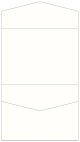 Pearlized White Pocket Invitation Style C4 (5 1/4 x 7 1/4)10/Pk