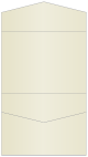 Champagne Pocket Invitation Style C4 (5 1/4 x 7 1/4)10/Pk