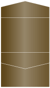 Bronze Pocket Invitation Style C4 (5 1/4 x 7 1/4)