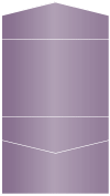 Metallic Purple Pocket Invitation Style C4 (5 1/4 x 7 1/4) - 10/Pk