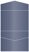 Blue Satin Pocket Invitation Style C4 (5 1/4 x 7 1/4)