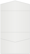 Silver Pocket Invitation Style C4 (5 1/4 x 7 1/4) - 10/Pk