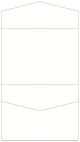 White Pearl Pocket Invitation Style C4 (5 1/4 x 7 1/4)10/Pk