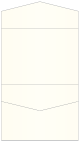 Natural White Pearl Pocket Invitation Style C4 (5 1/4 x 7 1/4)10/Pk