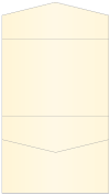 Gold Pearl Linen Pocket Invitation Style C4 (5 1/4 x 7 1/4) - 10/Pk