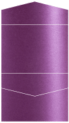 Purple Silk Pocket Invitation Style C4 (5 1/4 x 7 1/4) - 10/Pk