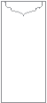 Crest Solar White Jacket Invitation Style C1 (4 x 9) - 10/Pk