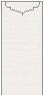 Linen Natural White Jacket Invitation Style C1 (4 x 9)10/Pk
