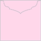 Pink Feather Jacket Invitation Style C3 (5 5/8 x 5 5/8)