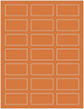 Papaya Soho Rectangular Labels 1 1/8 x 2 1/4 (21 per sheet - 5 sheets per pack)