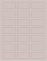 Beige Soho Rectangular Labels 1 1/8 x 2 1/4 (21 per sheet - 5 sheets per pack)