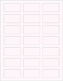 Light Pink Soho Rectangular Labels 1 1/8 x 2 1/4 (21 per sheet - 5 sheets per pack)