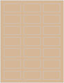 Desert Storm Soho Rectangular Labels 1 1/8 x 2 1/4 (21 per sheet - 5 sheets per pack)