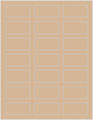 Desert Storm Soho Rectangular Labels 1 1/8 x 2 1/4 (21 per sheet - 5 sheets per pack)