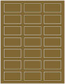 Tiger's Eye Soho Rectangular Labels 1 1/8 x 2 1/4 (21 per sheet - 5 sheets per pack)