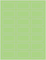 Pistachio Soho Rectangular Labels 1 1/8 x 2 1/4 (21 per sheet - 5 sheets per pack)