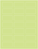 Pistachio Soho Rectangular Labels 1 1/8 x 2 1/4 (21 per sheet - 5 sheets per pack)