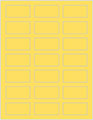 Lemon Drop Soho Rectangular Labels 1 1/8 x 2 1/4 (21 per sheet - 5 sheets per pack)