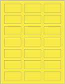 Lemon Drop Soho Rectangular Labels 1 1/8 x 2 1/4 (21 per sheet - 5 sheets per pack)