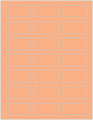 Ginger Soho Rectangular Labels 1 1/8 x 2 1/4 (21 per sheet - 5 sheets per pack)