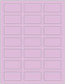Purple Lace Soho Rectangular Labels 1 1/8 x 2 1/4 (21 per sheet - 5 sheets per pack)
