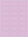 Purple Lace Soho Rectangular Labels 1 1/8 x 2 1/4 (21 per sheet - 5 sheets per pack)