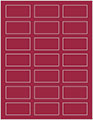 Pomegranate Soho Rectangular Labels 1 1/8 x 2 1/4 (21 per sheet - 5 sheets per pack)