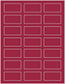Pomegranate Soho Rectangular Labels 1 1/8 x 2 1/4 (21 per sheet - 5 sheets per pack)